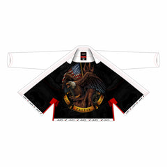 PREMIUM SUBLIMATION WHITE BRAZILIAN JIU JITSU GI CUSTOM LOGO