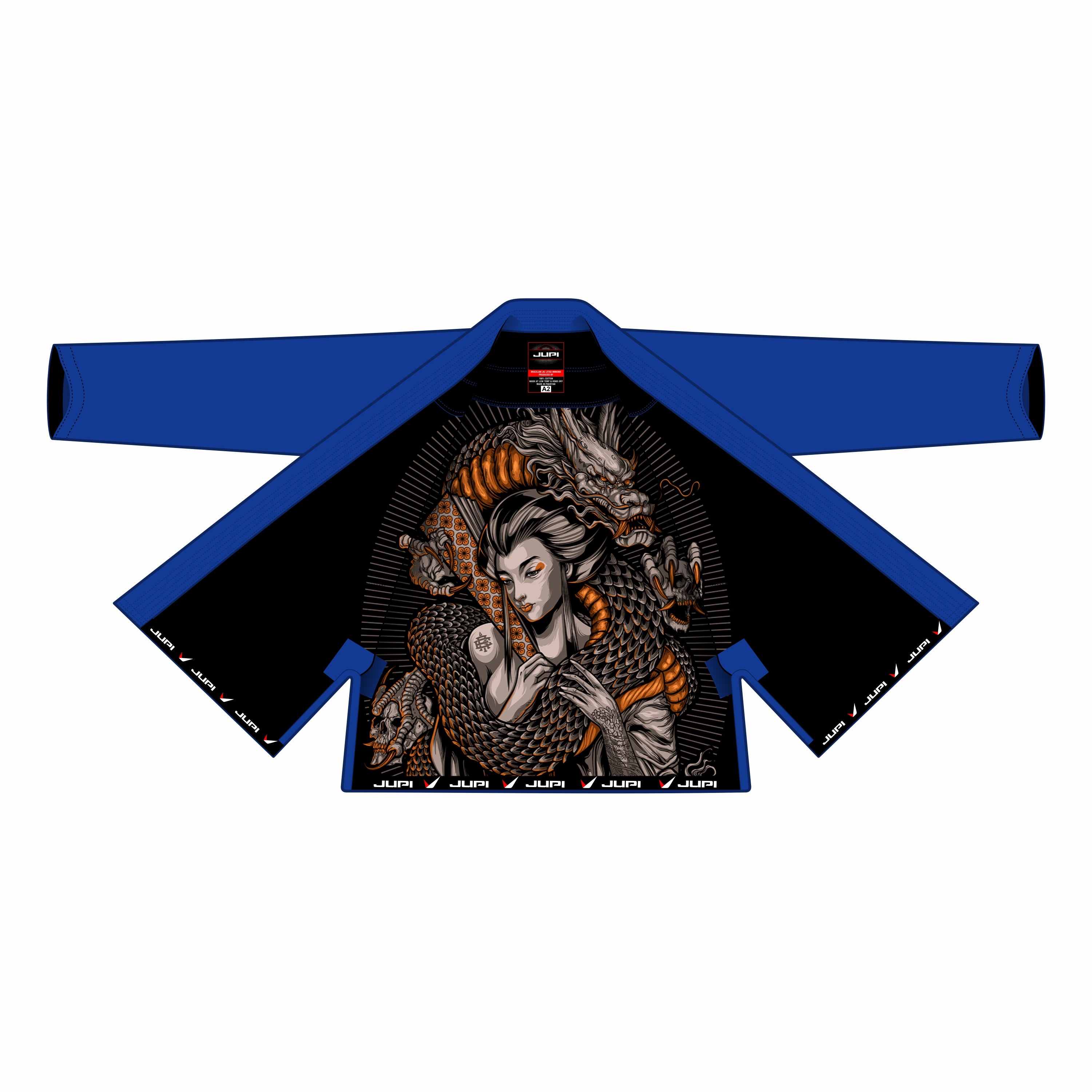 PREMIUM SUBLIMATION BLUE BRAZILIAN JIU JITSU GI CUSTOM LOGOFeatures:

Custom Name / Logo Gi to fit your needs
Made from 450 GSM pre-shrunk pearl weave fabric

Pants are made from ripstop fabric 10 oz with rope drawstring
OnePREMIUM SUBLIMATION BLUE BRAZILIAN JIU JITSU GI CUSTOM LOGO