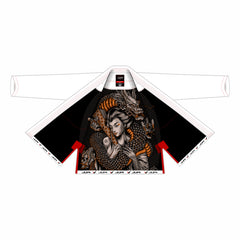 PREMIUM SUBLIMATION WHITE BRAZILIAN JIU JITSU GI CUSTOM LOGO