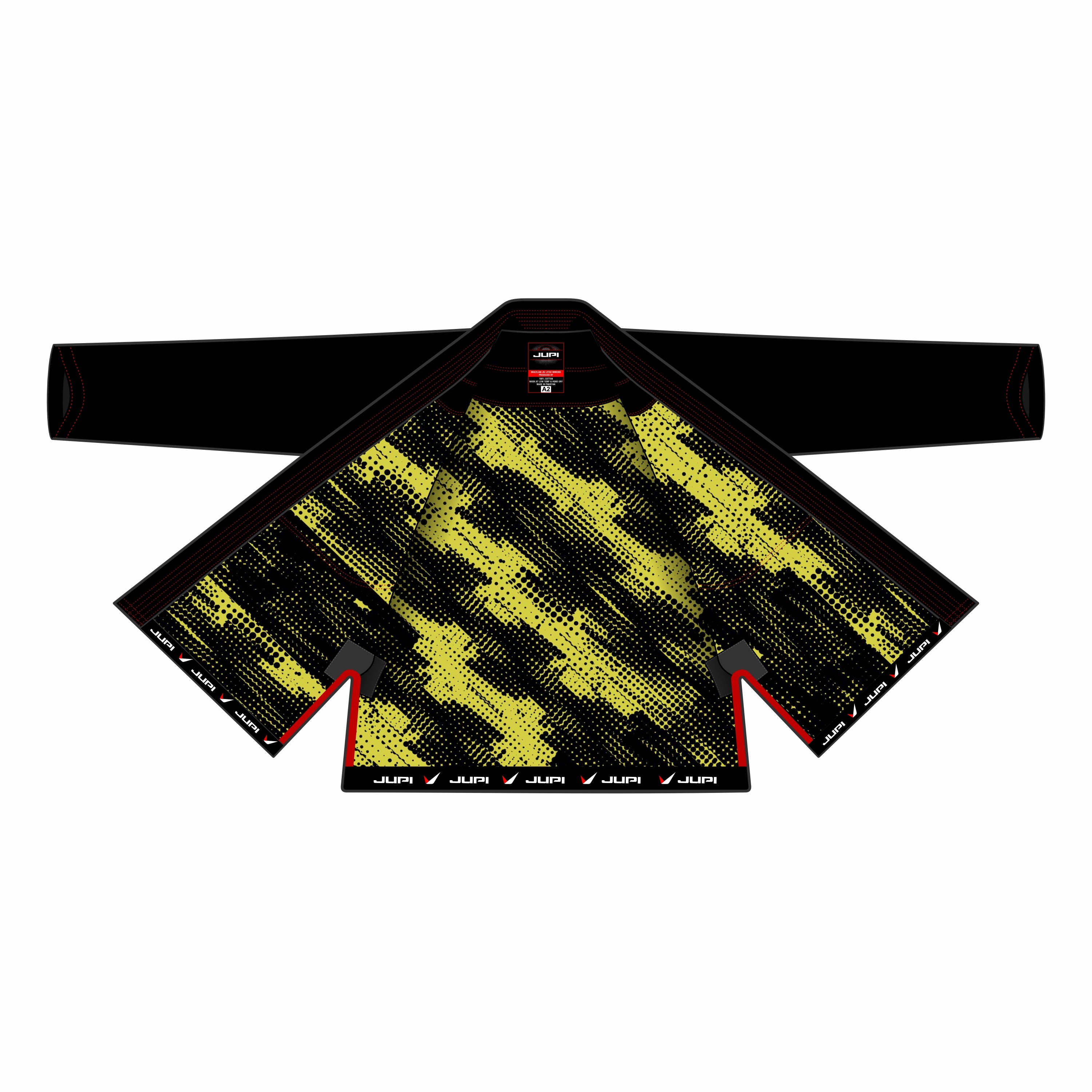 PREMIUM SUBLIMATION BLACK BRAZILIAN JIU JITSU GI CUSTOM LOGOFeatures:

Custom Name / Logo Gi to fit your needs
Made from 450 GSM pre-shrunk pearl weave fabric

Pants are made from ripstop fabric 10 oz with rope drawstring
OnePREMIUM SUBLIMATION BLACK BRAZILIAN JIU JITSU GI CUSTOM LOGO