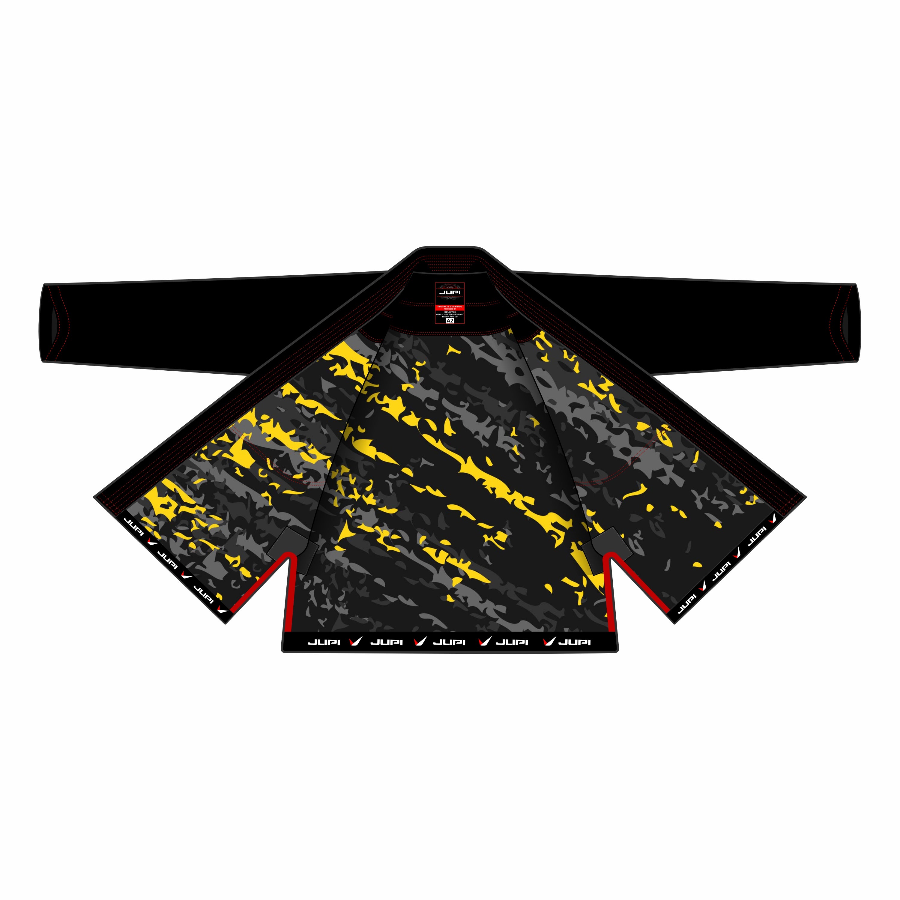 PREMIUM SUBLIMATION BLACK BRAZILIAN JIU JITSU GI CUSTOM LOGOFeatures:

Custom Name / Logo Gi to fit your needs
Made from 450 GSM pre-shrunk pearl weave fabric

Pants are made from ripstop fabric 10 oz with rope drawstring
OnePREMIUM SUBLIMATION BLACK BRAZILIAN JIU JITSU GI CUSTOM LOGO