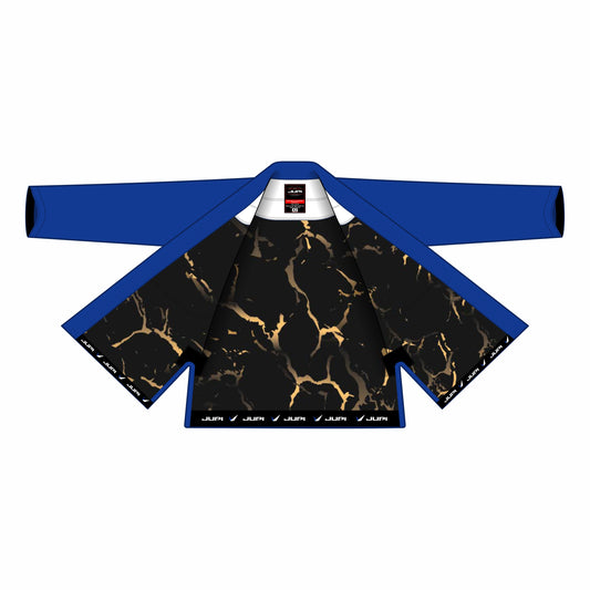 PREMIUM SUBLIMATION BLUE BRAZILIAN JIU JITSU GI CUSTOM LOGOFeatures:

Custom Name / Logo Gi to fit your needs
Made from 450 GSM pre-shrunk pearl weave fabric

Pants are made from ripstop fabric 10 oz with rope drawstring
OnePREMIUM SUBLIMATION BLUE BRAZILIAN JIU JITSU GI CUSTOM LOGO