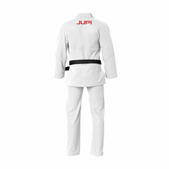 JUPI BJJ Gi with Captain America Rash Guard Lining White