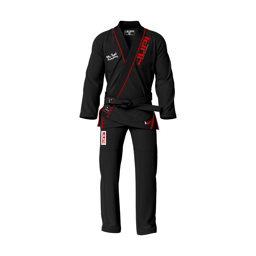 PREMIUM SUBLIMATION BLACK BRAZILIAN JIU JITSU GI CUSTOM LOGOFeatures:

Custom Name / Logo Gi to fit your needs
Made from 450 GSM pre-shrunk pearl weave fabric

Pants are made from ripstop fabric 10 oz with rope drawstring
OnePREMIUM SUBLIMATION BLACK BRAZILIAN JIU JITSU GI CUSTOM LOGO