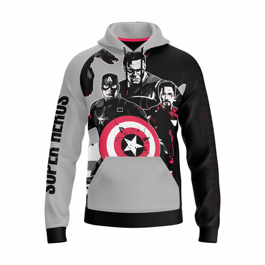 JUPI Pullover Hoodies Super Heroes Sublimation